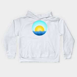 Summertime ocean Kids Hoodie